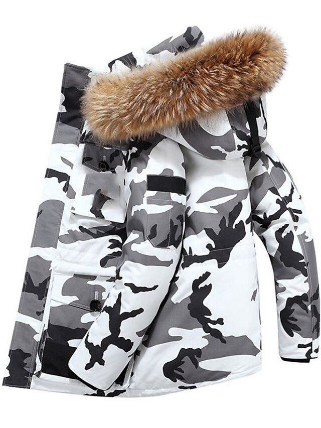 Black and White Puffer Jacket