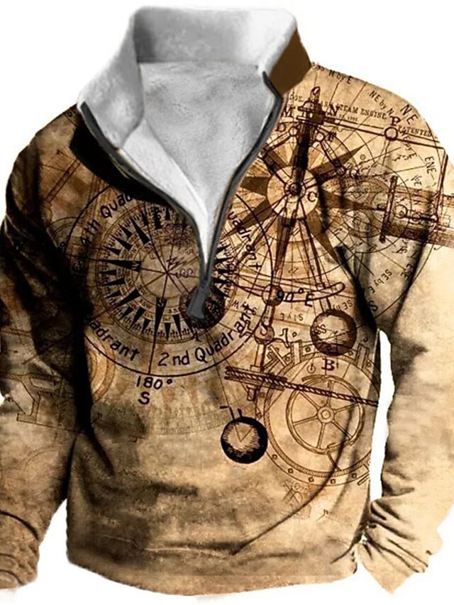 TOMEEK Fleece Sudaderas Hombres Essentials Termicas Hombre Manga Larga
