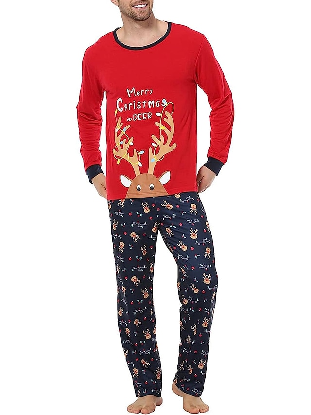 Pantalon De Pyjama De Noël Pour Hommes, Pantalon à Carreaux En Coton, Léger, Taille Moyenne, Avec Grandes Poches, 19 Pièces à Taille Pression, Noir , L