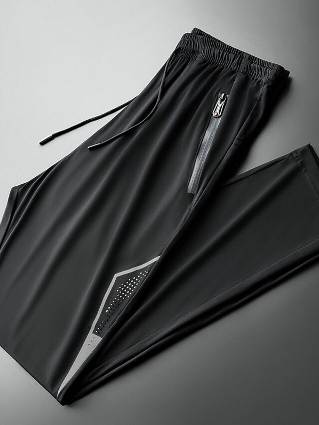 Men's Athletic Pants Active Pants GYM Pants Outdoor Daily Quick Dry Soft Comfortable Plain Full