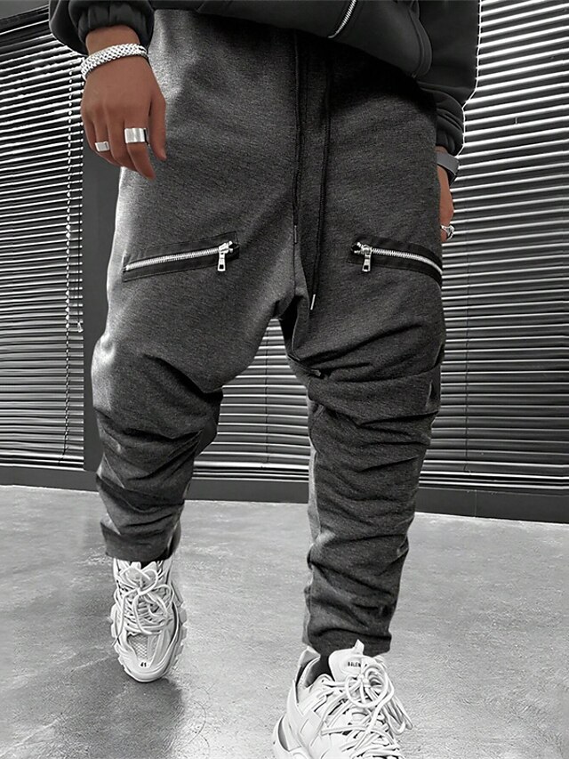 Pantalon De Jogging Homme Ample Et Ultra Confortable - Survêtement Extensible Taille Élastique Avec Cordon, Sportswear Coton Respirant Pour Sport Et Détente