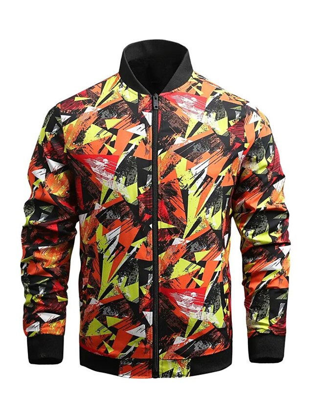 Generisch Veste décontractée brillante métallisée pour homme - Pour fête discothèque - Baseball - Confortable - Vêtement d'extérieur élégant, rouge, M Generisch Veste décontractée brillante métallisée pour homme - Pour fête discothèque - Baseball - Confortable - Vêtement d'extérieur élégant, rouge, M