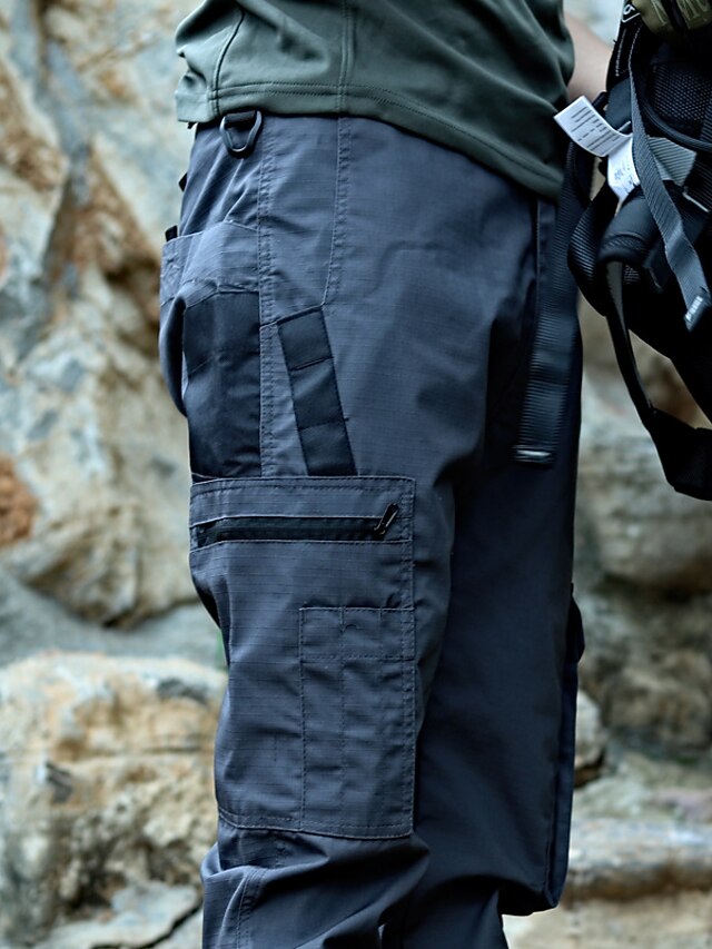 WISEONUS Pantalon Tactique Multi-Poches BDU – Ripstop Avec Genouillères Amovibles – Idéal Airsoft, Paintball, Chasse & Outdoor