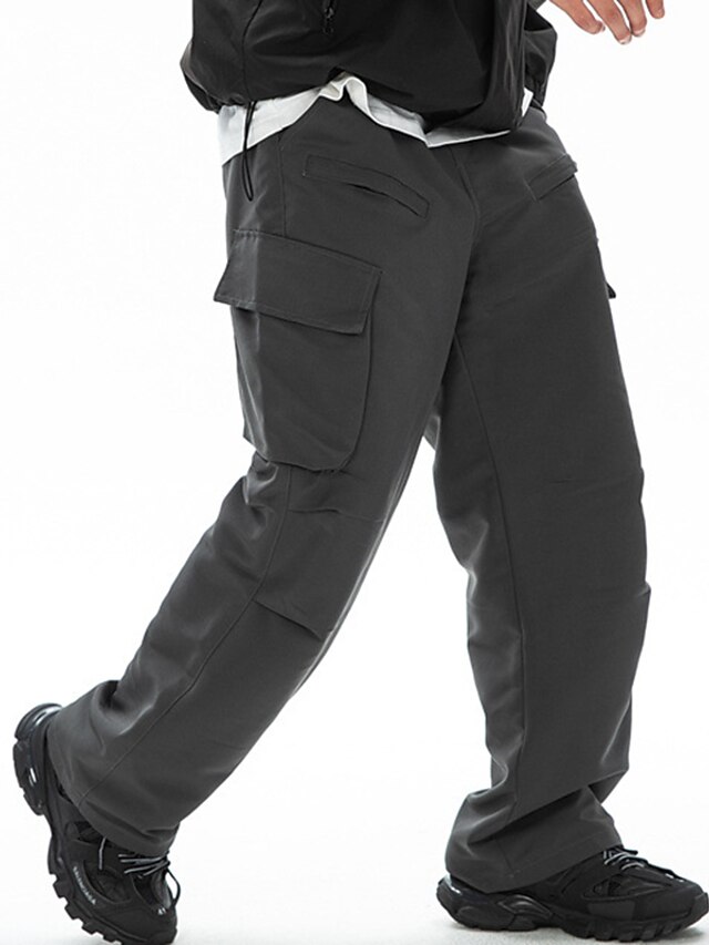 Men's Jeans Trousers Denim Pants Pocket Plain Comfort Breathable Outdoor Daily Going out Fashion Casual Black