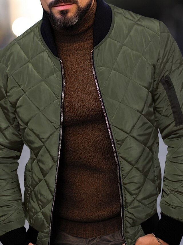 C'est TT Herren Winterjacke Mit Kapuze - Steppjacke Mit Daunenfüllung Für Outdoor