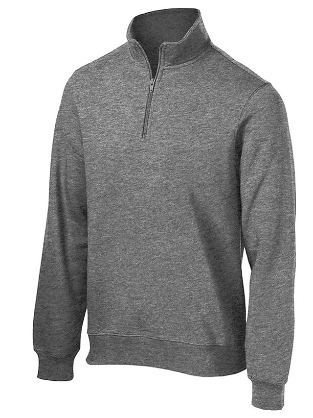 Herren Strickpullover - Stehkragen mit Viertelreißverschluss main image 0