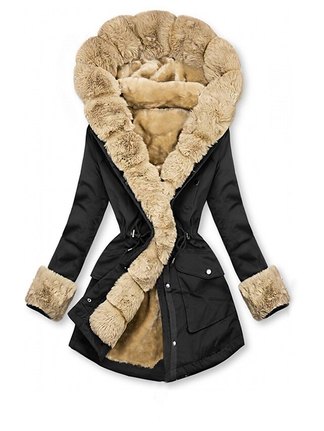 Women's Winter Jacket Winter Coat Parka Windproof Warm Street Casual ...