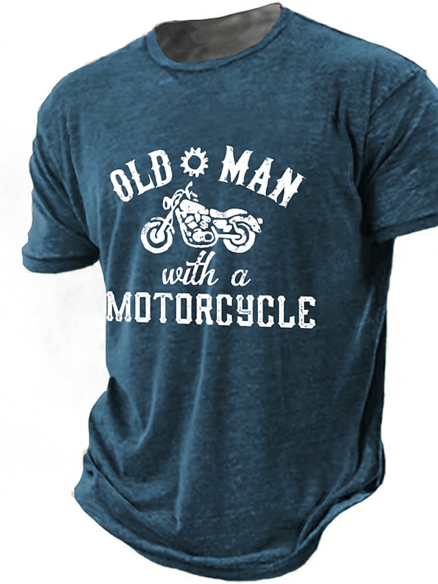 T-shirt Homme Peter Storm, Manches Courtes, Bleu, Taille M, Imprimé Graphique, Outdoor