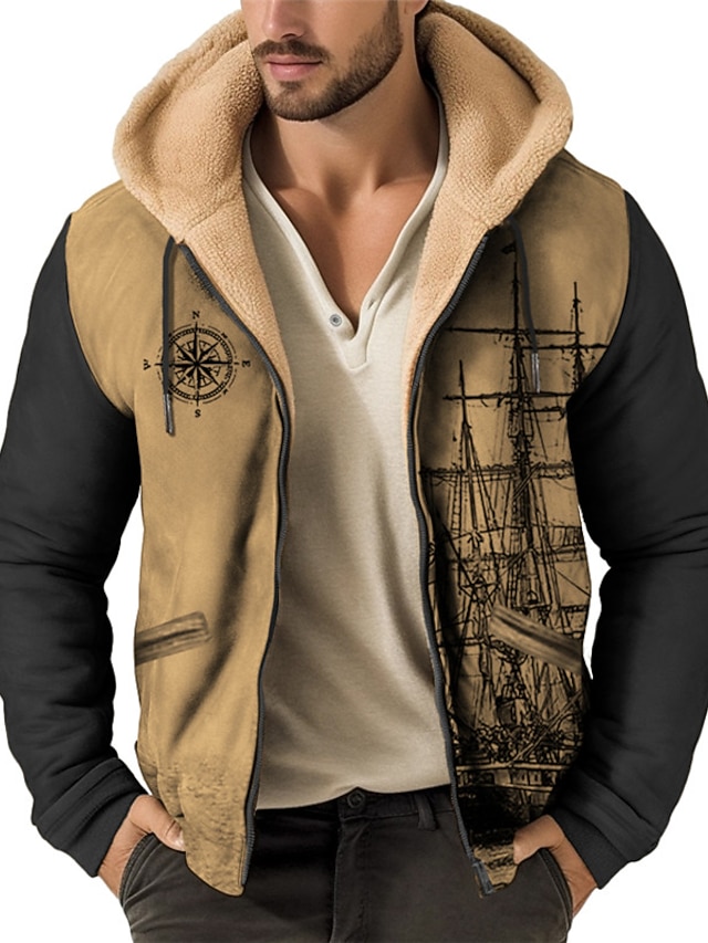 Sweat à Capuche Homme Tansozer - Doublure Polaire, Extérieur Coton/élasthanne, Chaud Et Confortable
