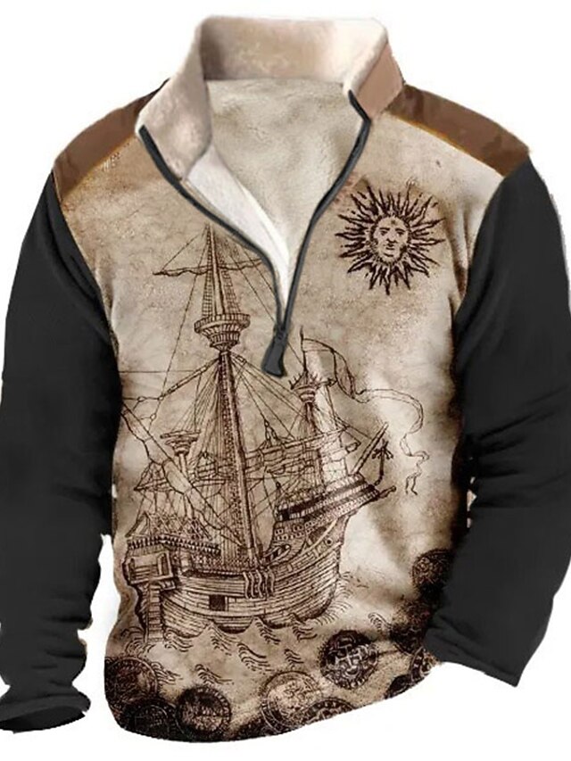 Hombre Animal Bloque De Color Estampados Sudadera Sudaderas Design