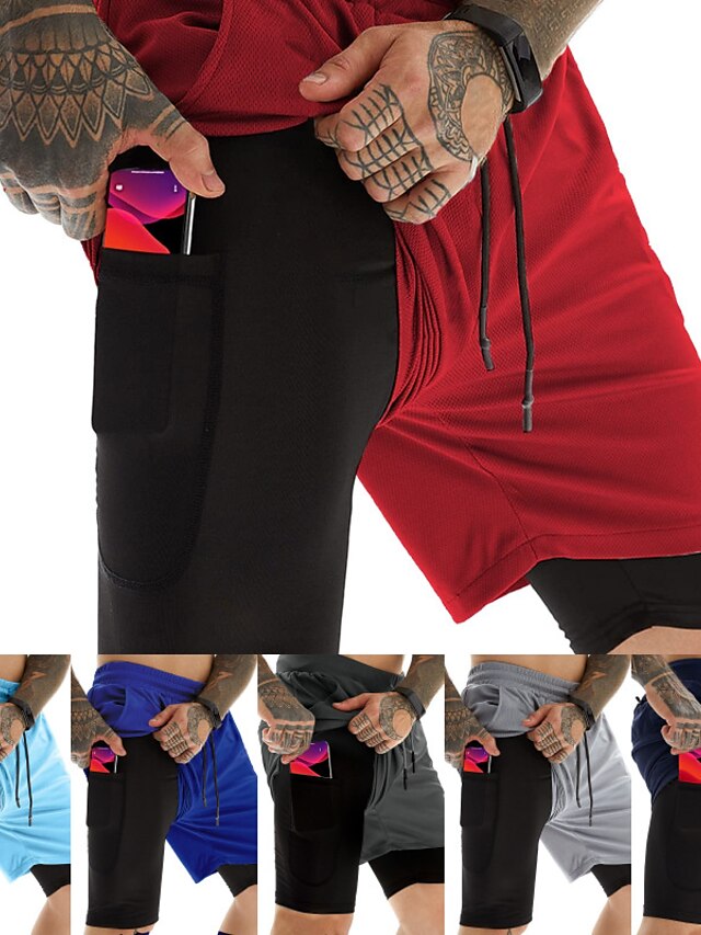 Men's Athletic Shorts Compression Shorts Running Shorts Gym Shorts ...