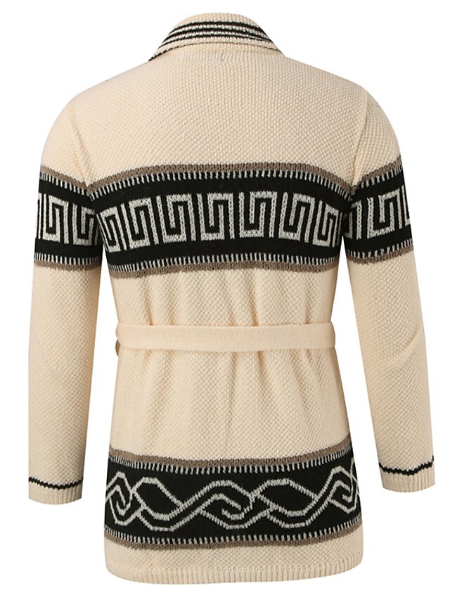 Caleb | Men’s Graphic Eye Knit Spring Sweater