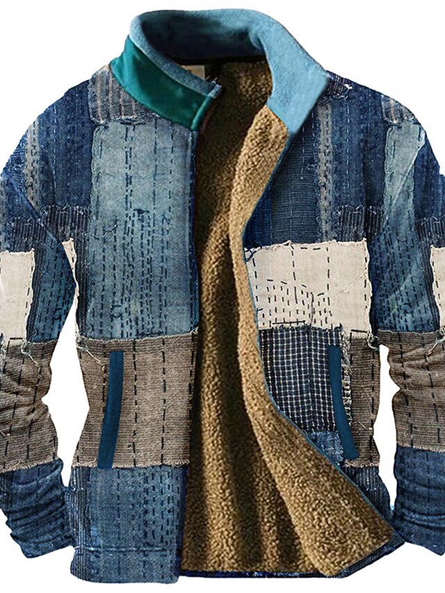 Sweat à Capuche Homme Polaire Zippé - Pull Avec Poches Kangourou & Manches - Couleurs Assorties Automne/Hiver - Chaud & Décontracté