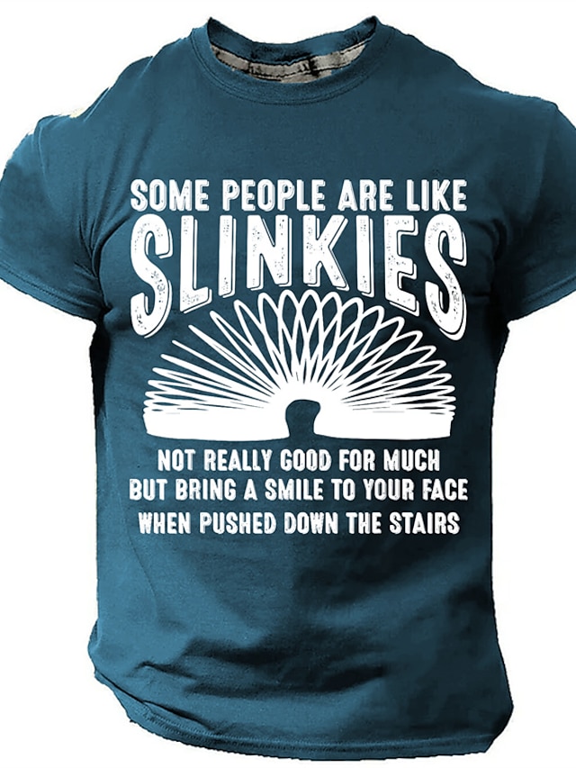 Men's Sarcasm Graphic Letter T shirt Short Sleeve T shirt 3D Print Crew Neck Shirt Daily Designer Retro Vintage Sports Outdoor Holiday Going out Black Navy Blue Purple Spring & Summer Clothing
