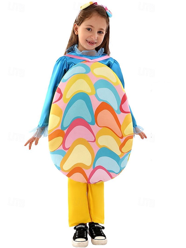  Vejce Karnevalový kostým Cosplay kostým Maškarní Dětské Chlapecké Dívčí cosplay Párty Plesová maškaráda Karneval Plesová maškaráda Velikonoce Jednoduchý karnevalový kostým
