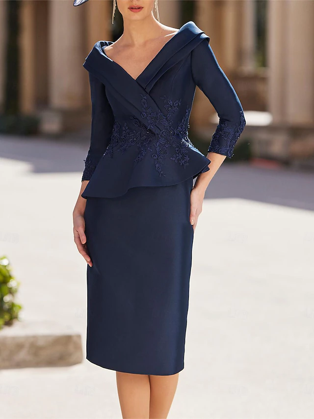 Coruse Robe Robe en fourreau pour mère de la mariée robe de smoking invitée de ...