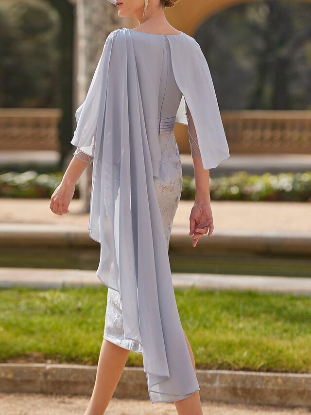 Coruse Robe Robe de mariée de plage sirène mère de la mariée élégante encolure ...