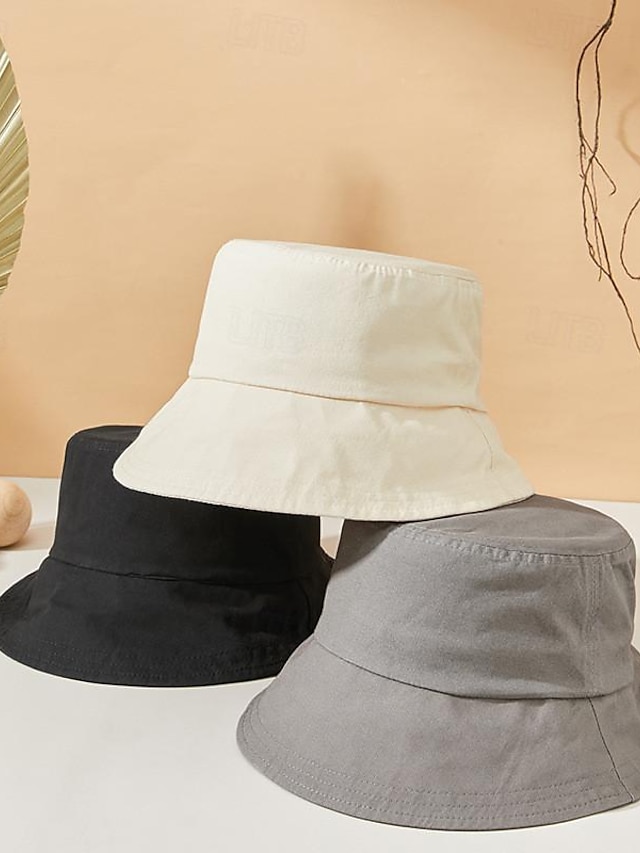  نسائي قبعة قبعة الدلو قبعة شمسية المحمول حماية الشمس الأماكن المفتوحة شارع مناسب للعطلات لون نقي لون سادة
