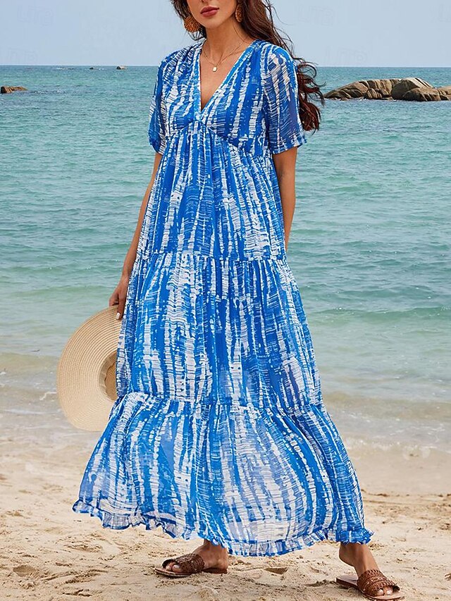 Chiffon Casual Dress 2026.Women's Long Dress Maxi Dress Casual Dress Chiffon Dress Swing Dress ...