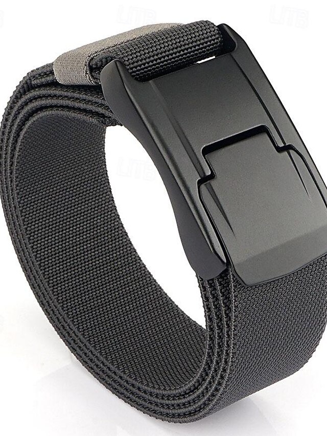  Herren Gürtel Taktischer Gürtel Hüftgurt Schwarz Kachi Polyester Aleación Langlebig Einstellbar Glatt Outdoor Täglich