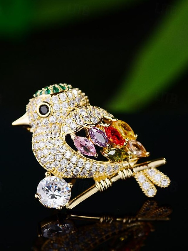  Women's Brooches Retro Animal Animals Stylish Luxury Sweet Brooch Jewelry Gold For Party Gift Daily Holiday Date