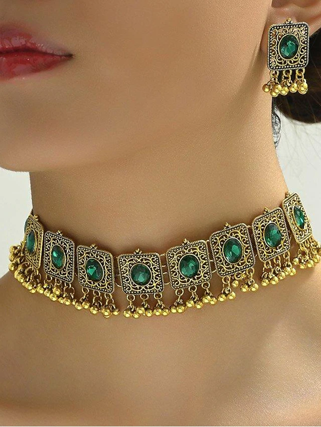 Jewelry Set For Women's Wedding Party Evening Gift Alloy Fancy 6