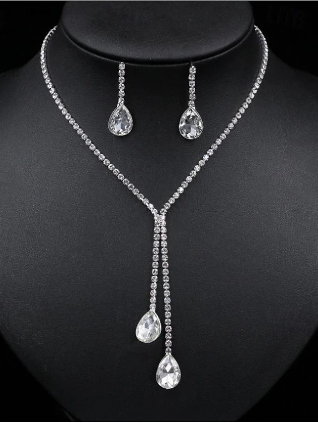 Jewelry Set For Women's Party Evening Alloy Fancy 6