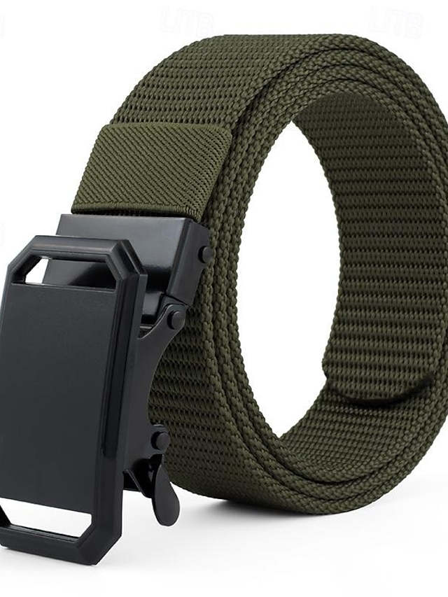  Homme Ceinture Ceinture en nylon Ceinture extérieure Sur les Hanches Noir bleu marine Nylon Ajustable À toute épreuve Plein Extérieur du quotidien