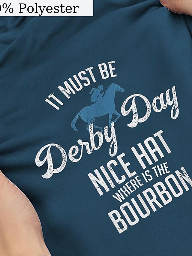  sen täytyy olla debya kiva hattu missä on bourbon-kirjain amerikkalainen yhdysvaltain lippu ele urheilu katutyyli miesten 3d print tee urheilu ulkoilu rento musta sininen vihreä pyöreä kaula paita