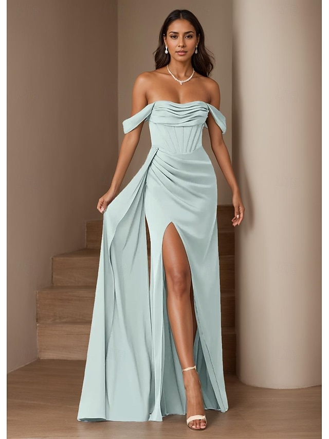 A Line Wedding Guest Dresses Elegant Dress Formal Wedding Guest Floor