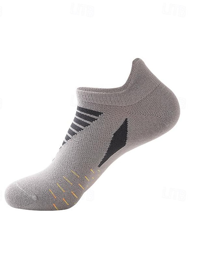  Homme 3 Pièces Paquets multiples Chaussettes Chaussettes de Course Chaussettes décontractées Noir Blanche Couleur Rayure Sport & Loisir du quotidien Vacances Basique Moyen Printemps Automne Mode