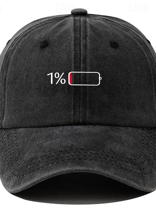  Men's Baseball Cap Sun Hat Trucker Hat Black Wine Polyester Fashion Casual Street Daily Letter Adjustable Sunscreen Breathable