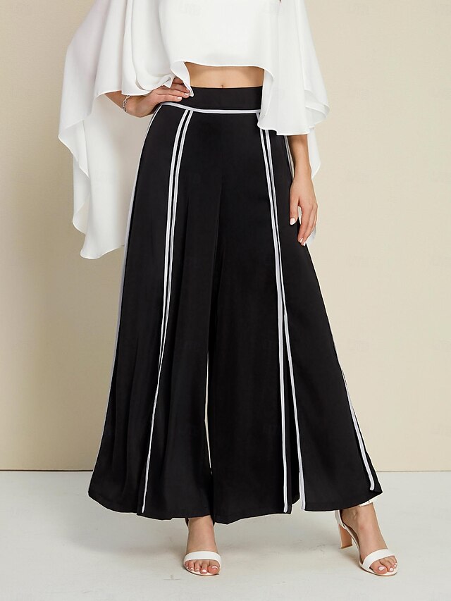  Dámské Drzý Maxi Elegantní Kancelář Denní Černá Celý rok XS S M
