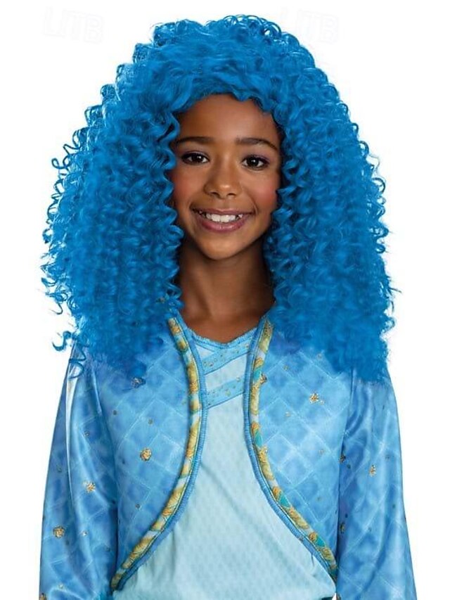 Descendants 4 Chloe Costume Wig for Girls Halloween Cosplay Party Wigs3