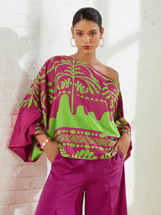 Regular Fit Long Sleeve Shirt - Colourful Eye Flowers main image 1
