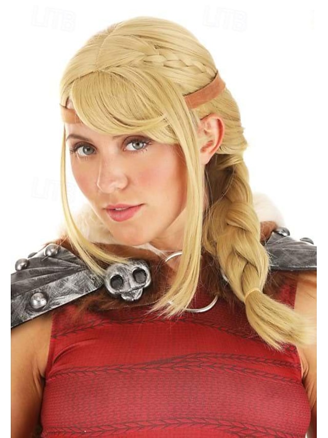  astrid peruukki naisille synteettinen peruukki yaki suora otsatukka peruukki lyhyt blondi karnevaali cosplay party peruukit