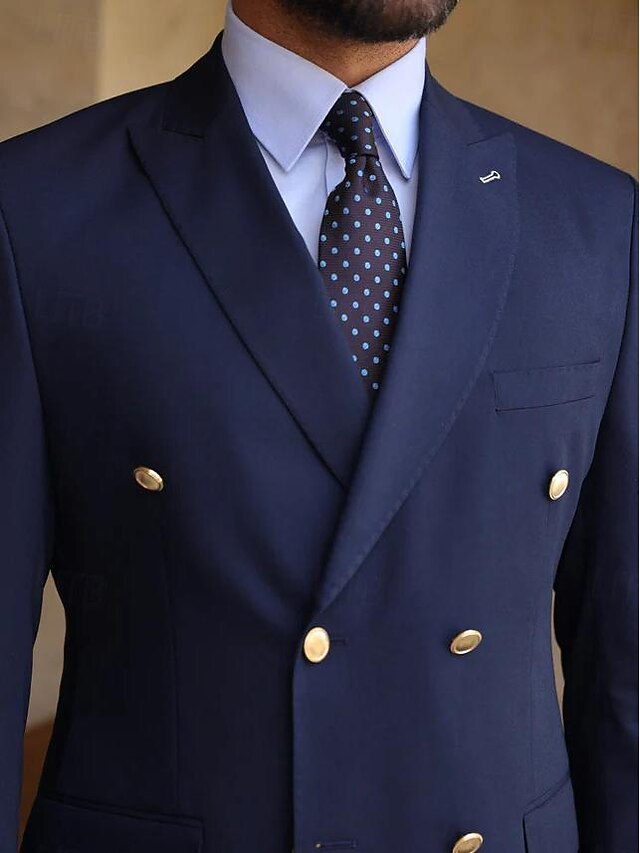 WESBR Manteau Homme Long Rétro Double Boutonnage - Veste Gothique Renaissance Coupe Slim Cosplay Costume Scène