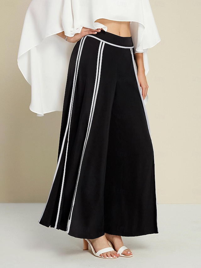  Dámské Drzý Maxi Elegantní Kancelář Denní Černá Celý rok XS S M