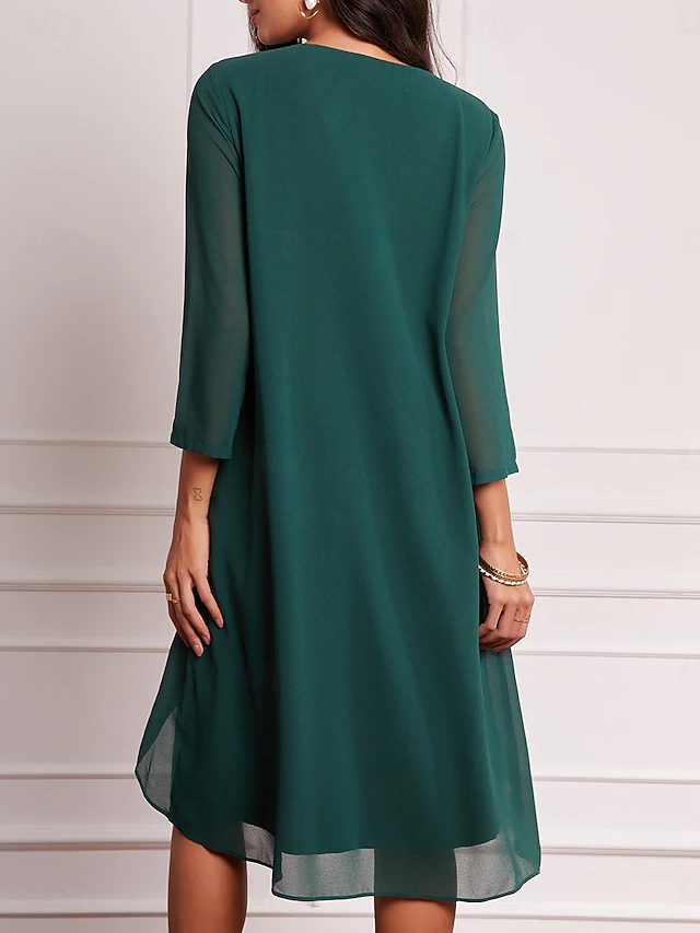 Dressystar Elegante cocktailjurk voor dames, V-hals, kanten jurk met pailletten, knielang, feestjurk, Bourgondy Rood, M Dressystar Elegante cocktailjurk voor dames, V-hals, kanten jurk met pailletten, knielang, feestjurk, Bourgondy Rood, M