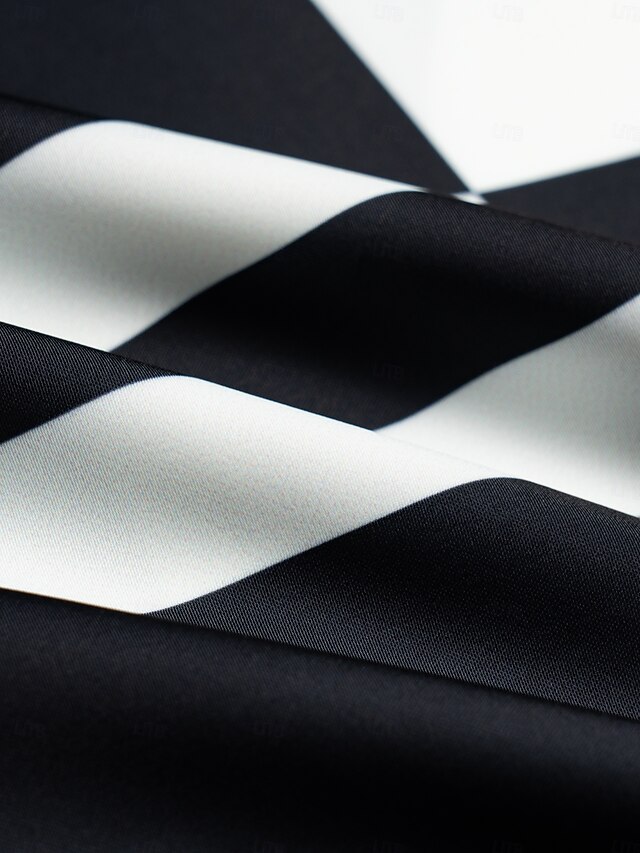  Per donna Camicia in raso di seta Combinazione di colori Casual Quotidiano Manica a Pipistrello Nero Con volant Grafico Mezze maniche Casual Quotidiano A barca Primavera & Autunno Interstagionale