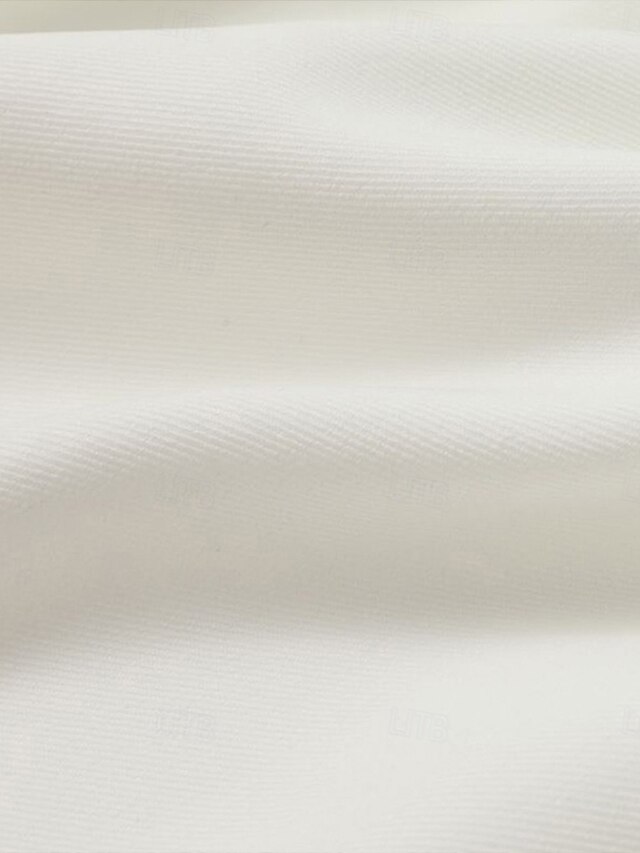 Men's Dress Pants Trousers Pocket Layered Straight Leg Plain Comfort