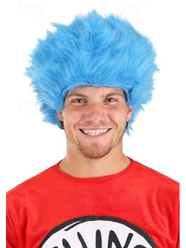 Dr. Seuss Thing Wig Halloween Cosplay Party Wigs3