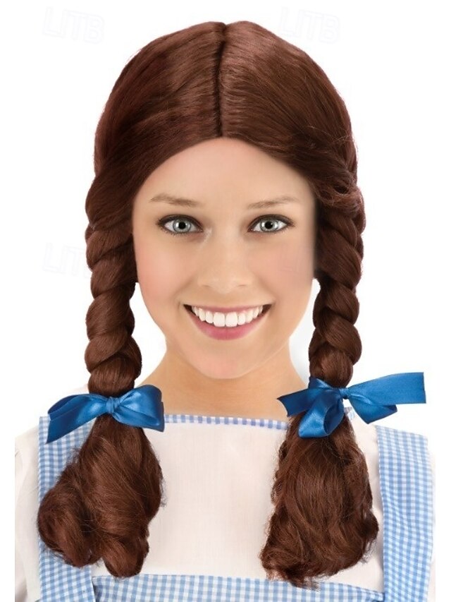 Deluxe Kansas Girl Costume Wig Halloween Cosplay Party Wigs2