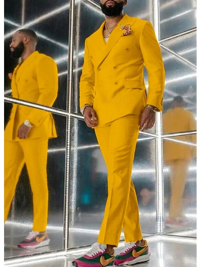 New Arrive Beste Fited Peaked Laple Homecoming Suits with Double Breasted main image 1