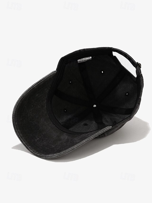 1pc Stylish Classic Men Antler Pattern Adjustable Casual Baseball Cap