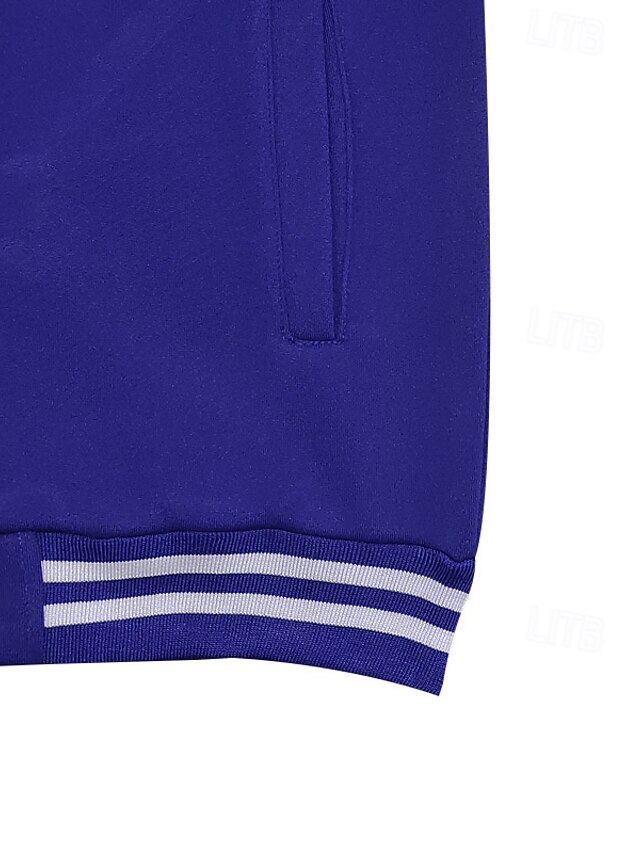 Men's Lightweight Jacket Casual Jacket Varsity Jacket Daily Vacation