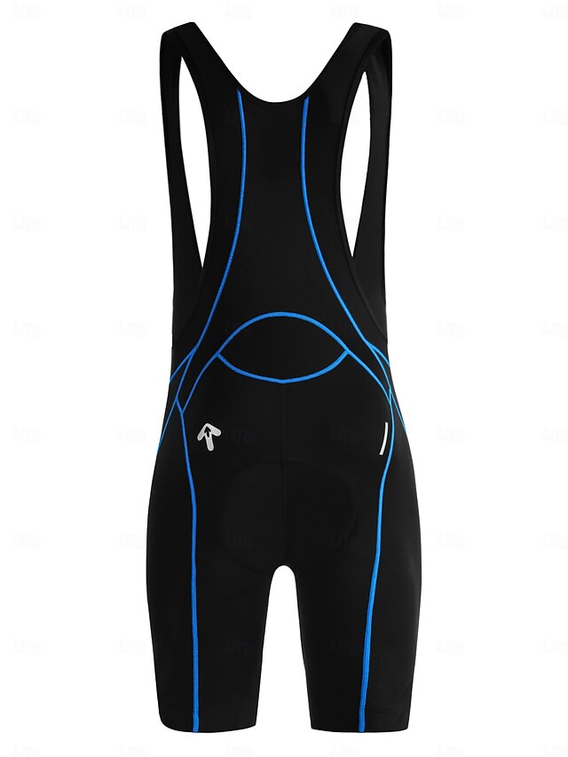 Men's Cycling Pants Cycling Padded Shorts Bike Bib Shorts Race Fit Sports High Elasticity Comfortable Black Blue Clothing Apparel Bike Wear3