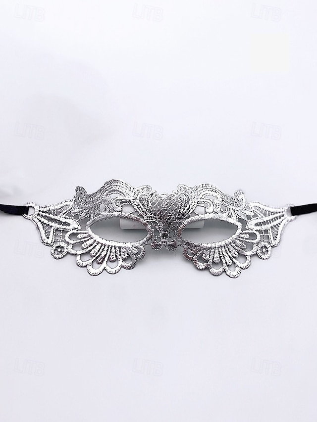  Elegant Black Lace Masquerade Mask for Women – Gothic Venetian Style Party and Halloween Costume Accessory