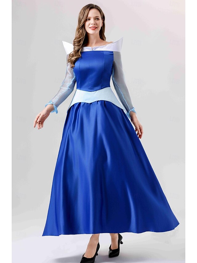  Princeznovské Spící kráska Šaty Cosplay kostým cosplay Filmové kostýmy for Dámské Dospělé Karneval Plesová maškaráda Večírek loučení se svobodou nevěsty