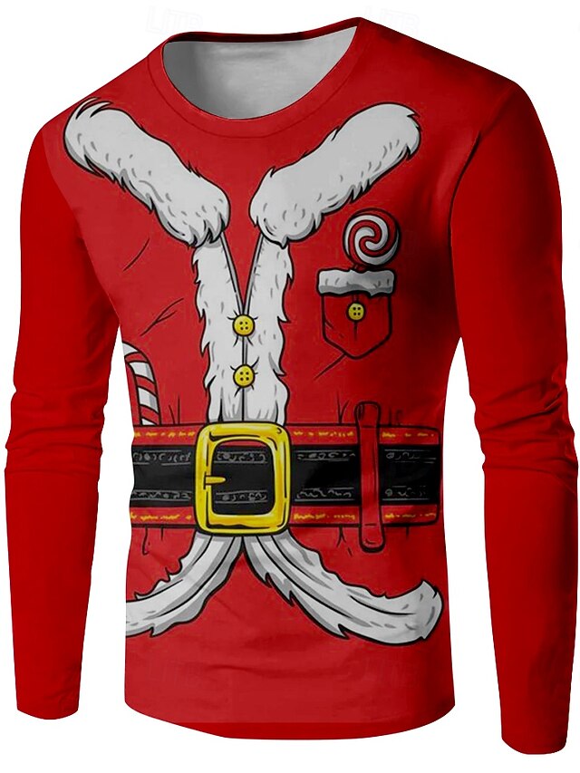 Ugly Designer Funny Men's 3D Print T shirt Tee Party Festival Christmas